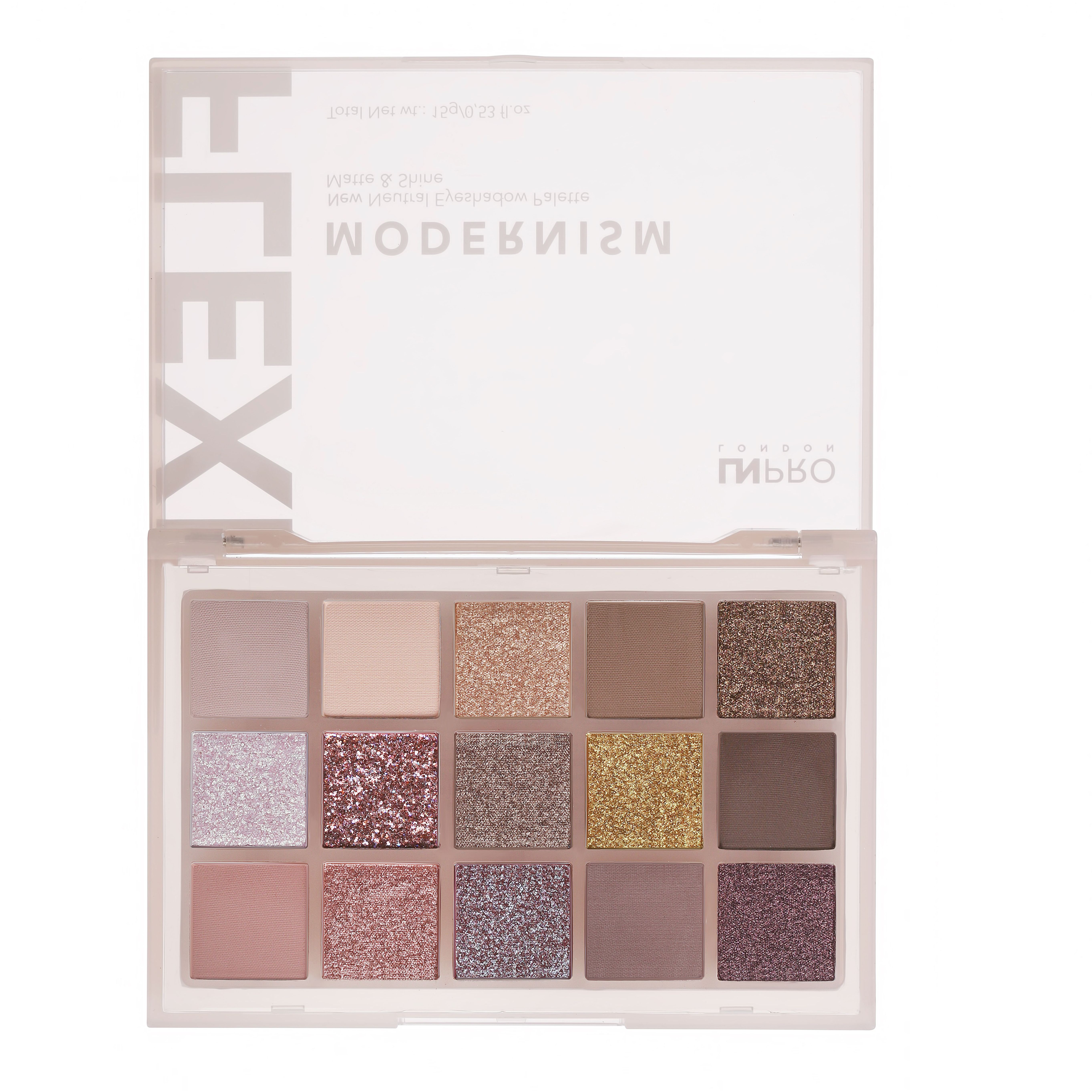 Тіні для повік LN Pro Flexi Modernism Eyeshadow Palette відтінок 102, 15 г - фото 1