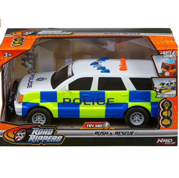 Уценка. Машинка Road Rippers Rush & Rescue Полиция UK (20244) - фото 4
