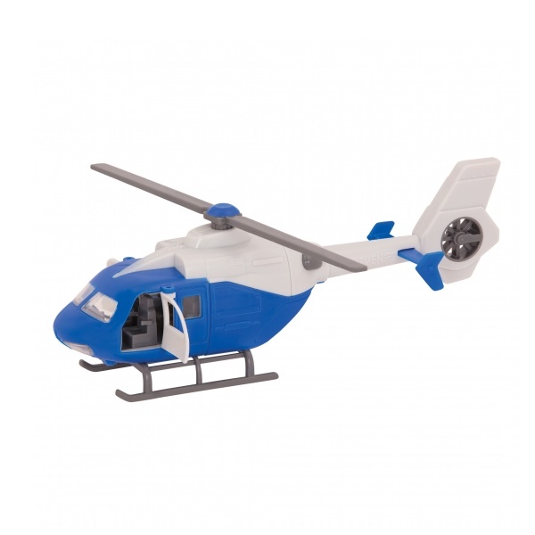 Вертолет Driven Micro, белый с синим (WH1072Z) - фото 1
