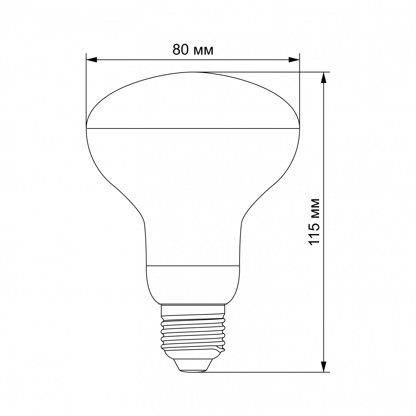 Лампа LED Videx Filament 09 W E27 1200 K (VL-R80FF-09271) - фото 3