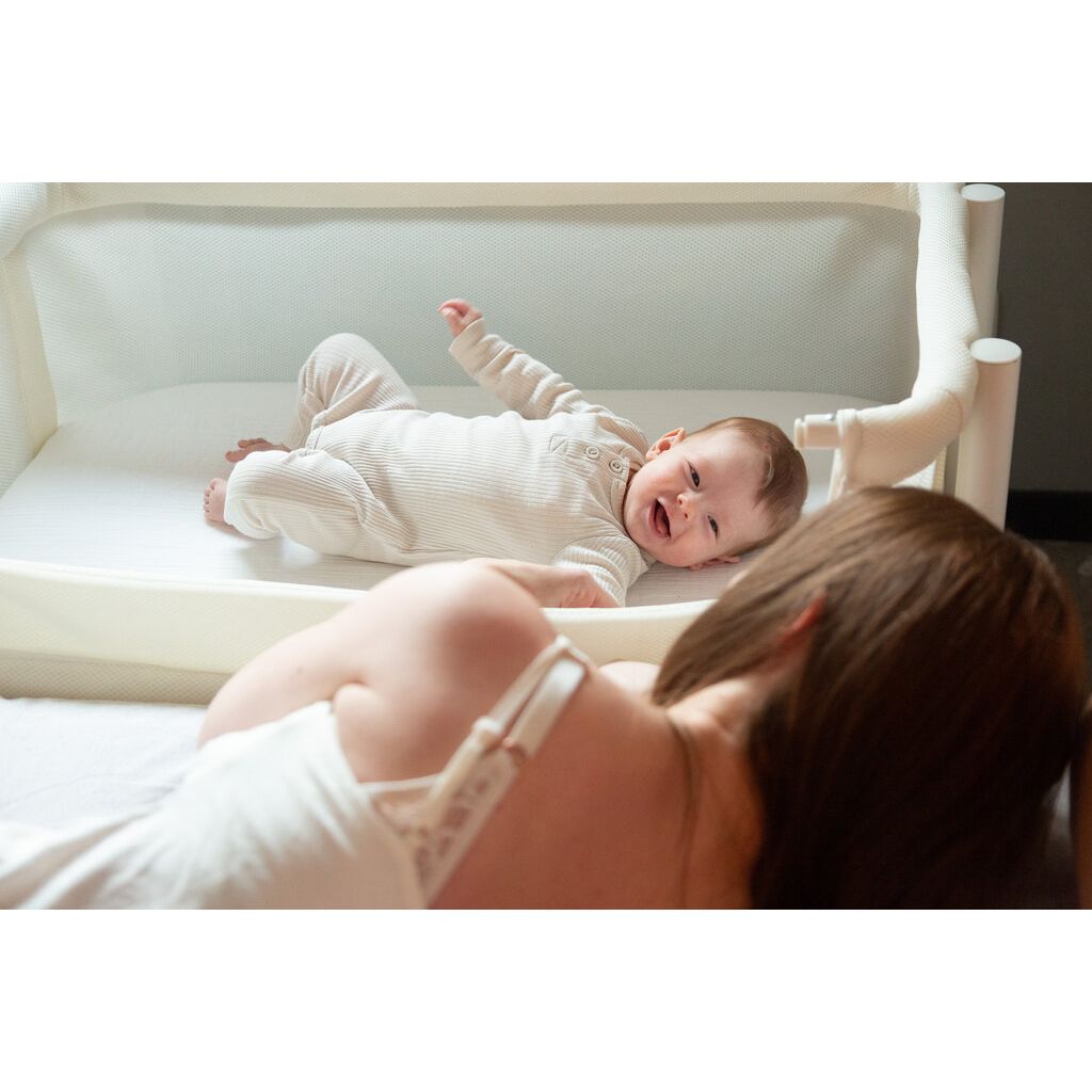 Детская кроватка Childhome Evolux Bedside Crib 2 в 1, 97х64х85 см, белый (EVOBSCNW) - фото 10