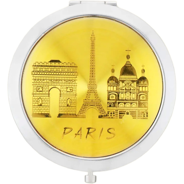 Зеркальце карманное Offtop А Paris 7 см (834152) - фото 1