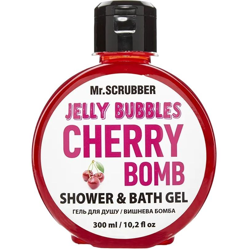 Гель для душу Mr.Scrubber Jelly Bubbles Cherry Bomb, 300 мл - фото 1
