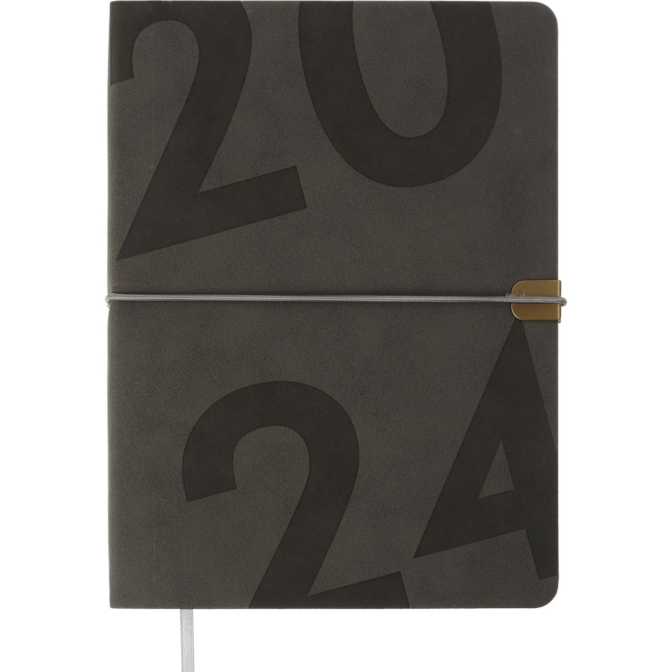 Ежедневник датированный Buromax Best 2024 A5 серый (BM.2126-09) - фото 1