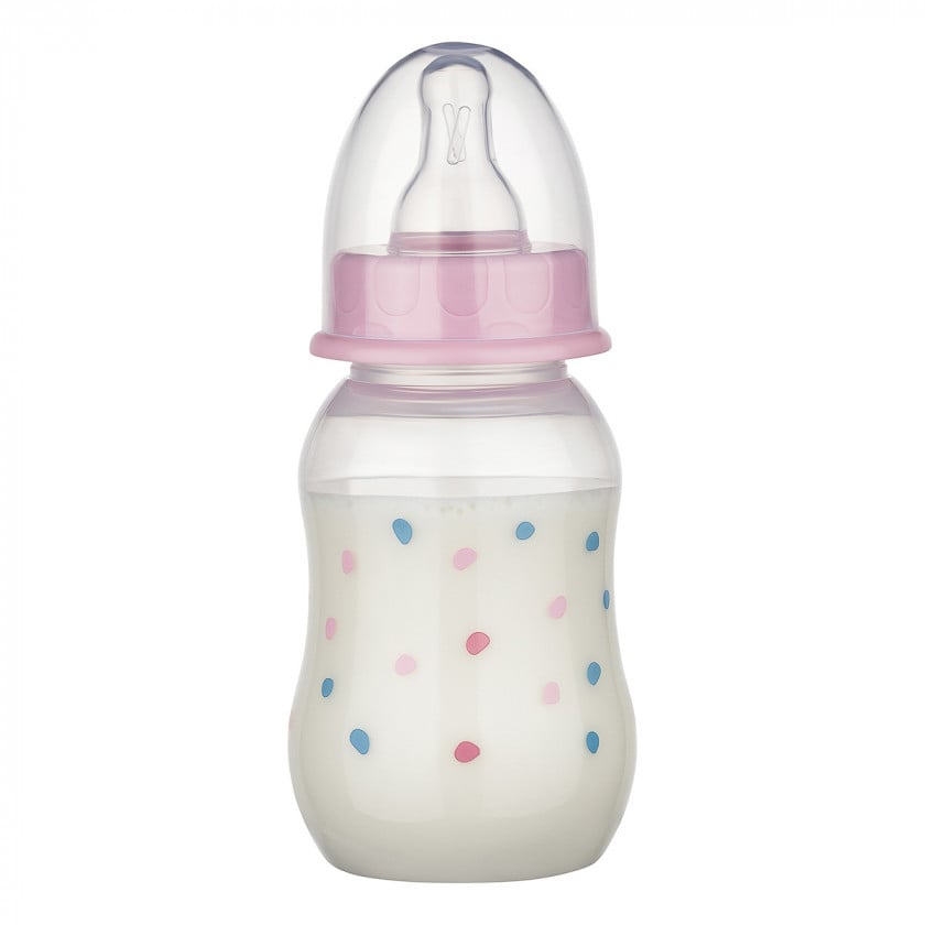 Бутылочка Baby-Nova Droplets, 130 мл, розовый (3960072) - фото 1