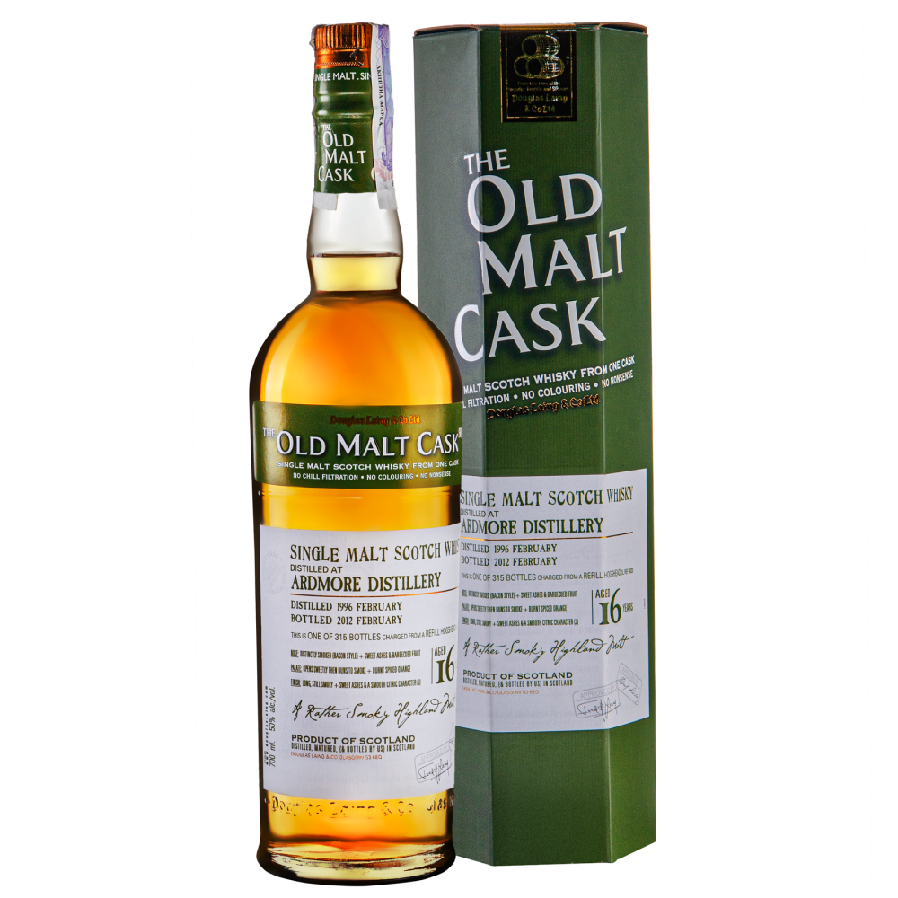 Виски Ardmore Vintage 1996 16 yo Single Malt Scotch Whisky 50% 0.7 л - фото 1