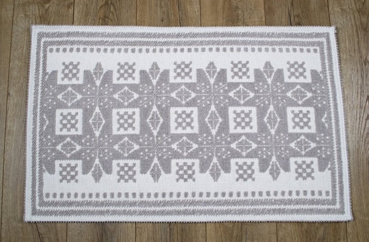 Набір килимків Irya Palmed bej, 90х60 см і 60х40 см, різнобарв'я (svt-2000022238236) - фото 2