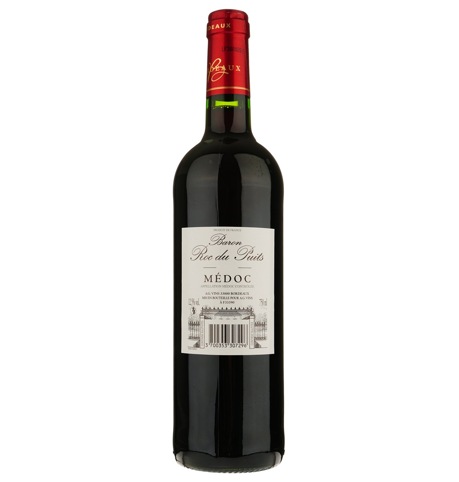 Вино AG Vins Baron Roc Du Puits AOP Medoc, червоне, сухе, 0,75 л (917835) - фото 2