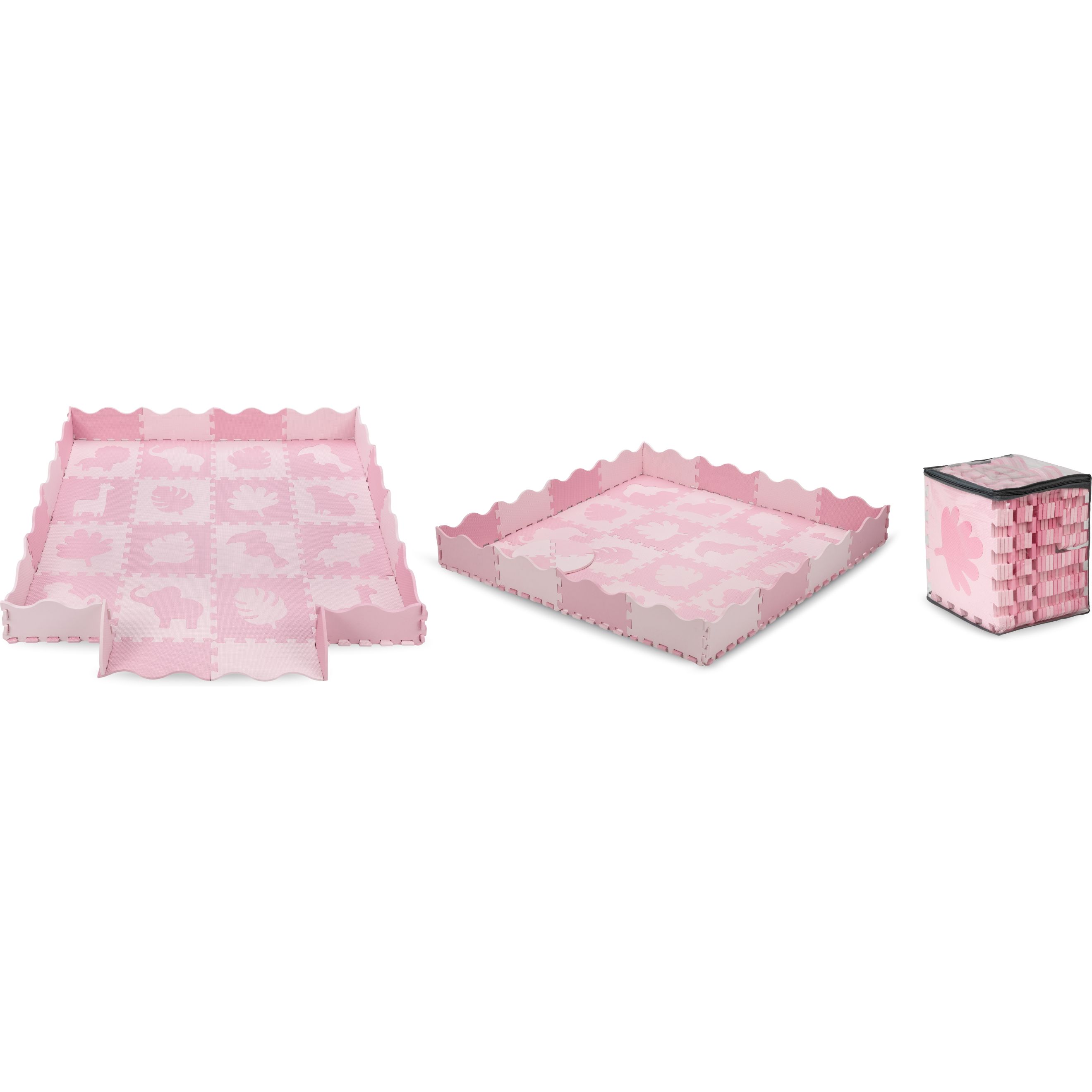 Коврик-пазл MoMi Zawi pink, розовый, 150x150 см (MAED00012) - фото 2