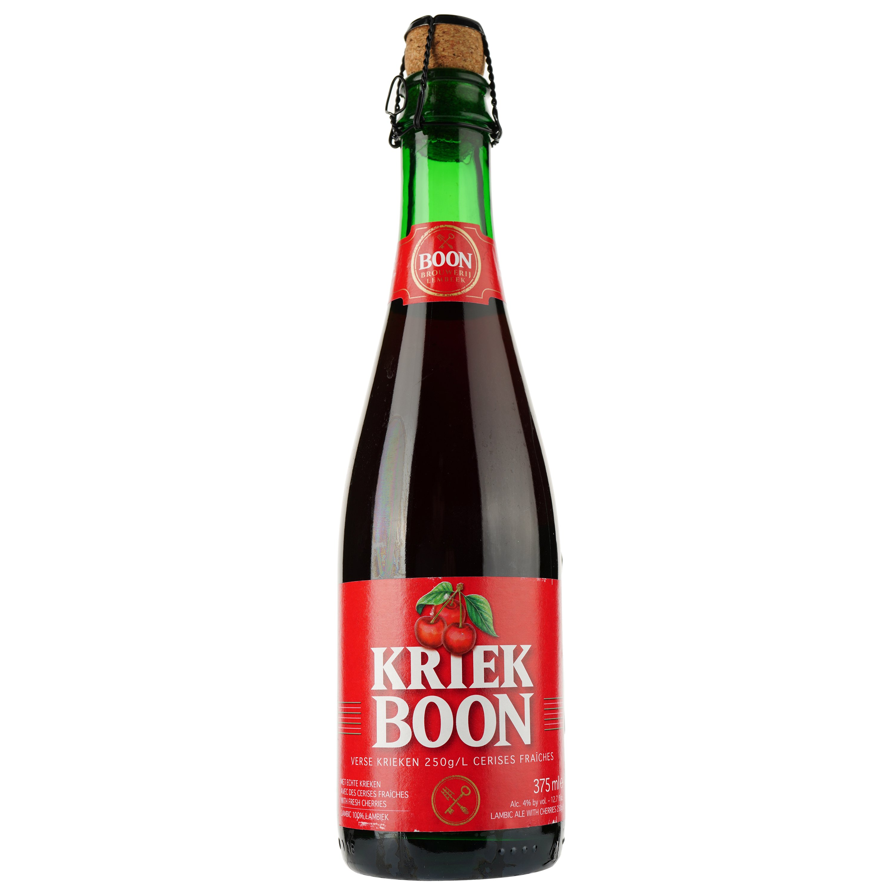Пиво Boon Kriek червоне 4% 0.375 л - фото 1