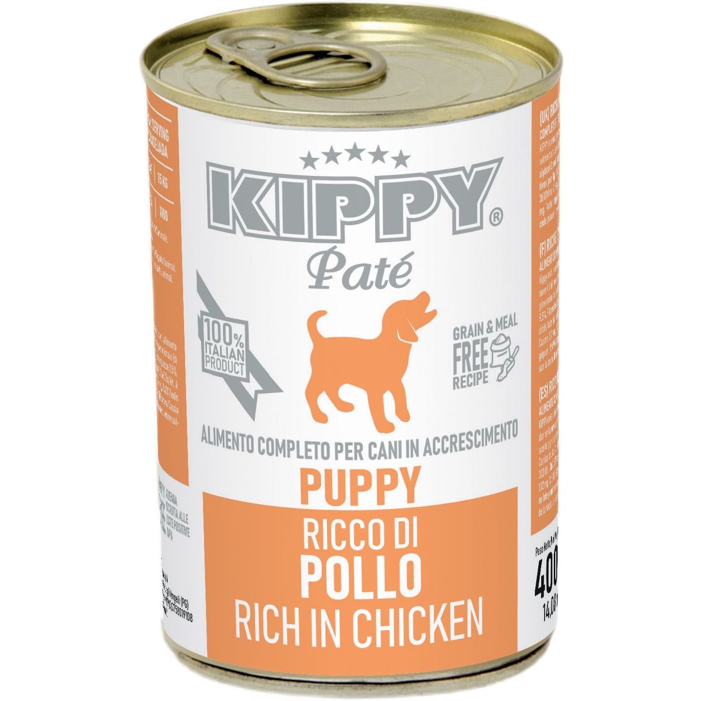 Влажный корм для щенков Kippy паштет с курицей 400 г - фото 1