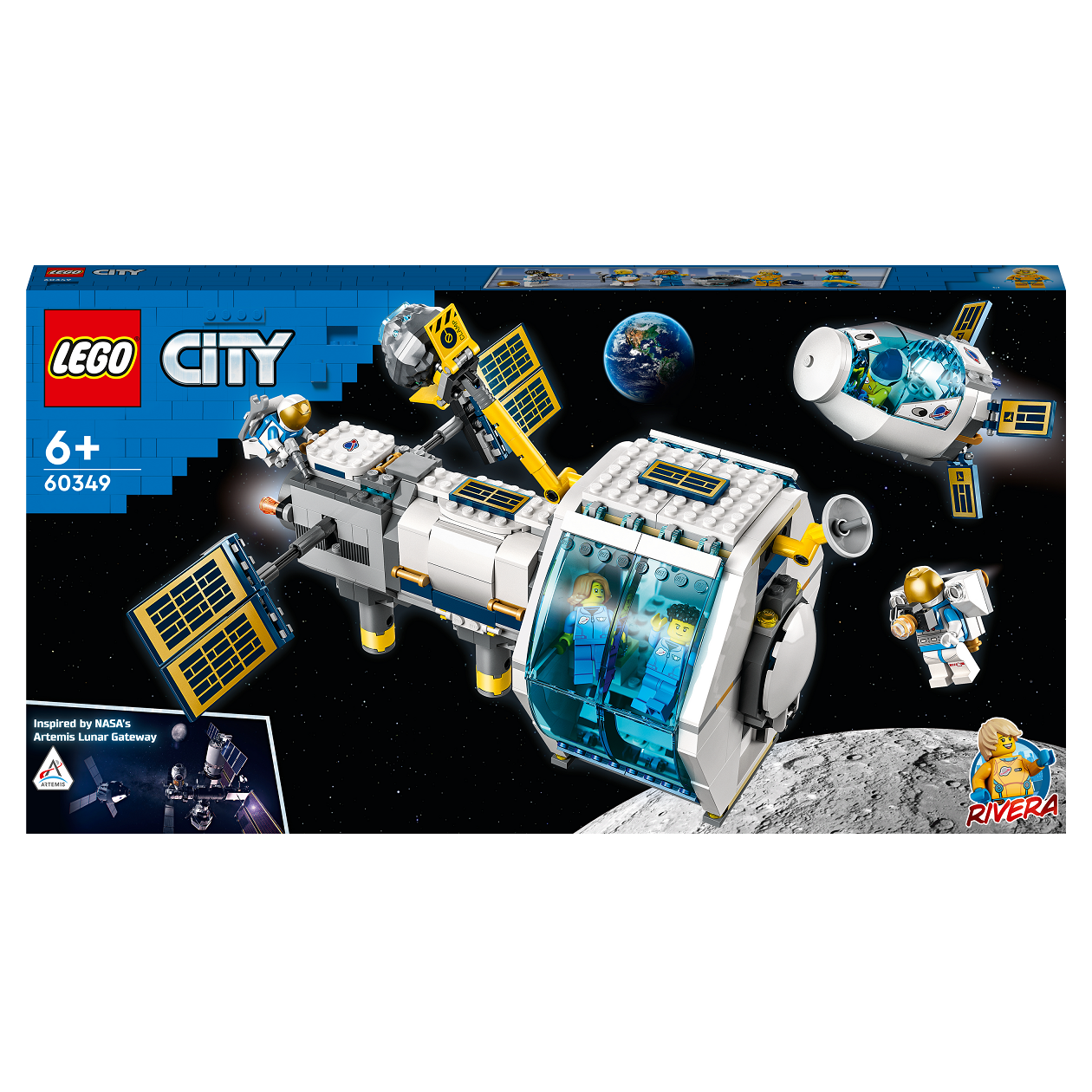 Конструктор LEGO City Лунная космическая станция, 500 деталей (60349) - фото 1