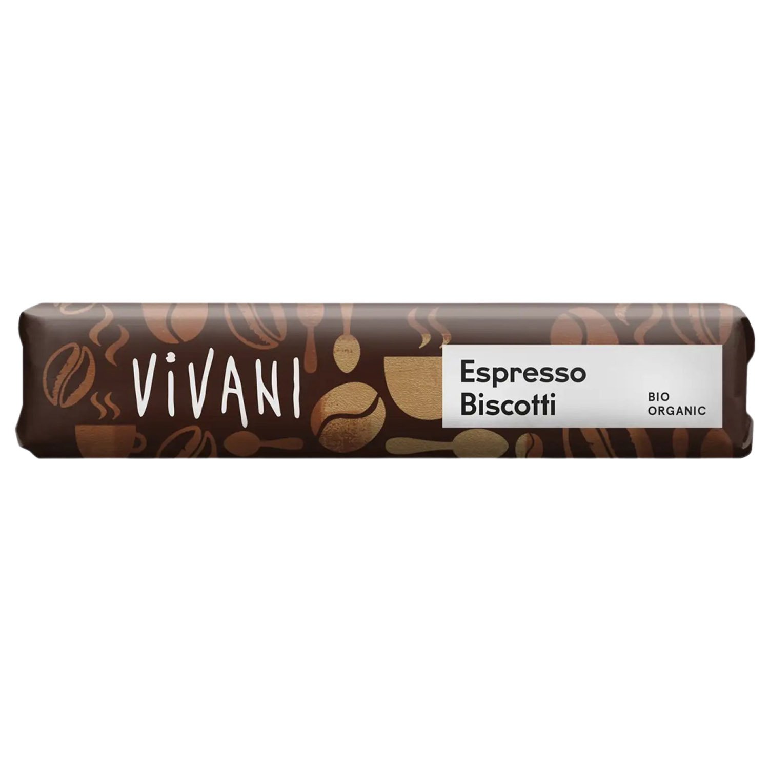 Шоколад молочний Vivani Espresso Biscotti органічний 40 г - фото 1