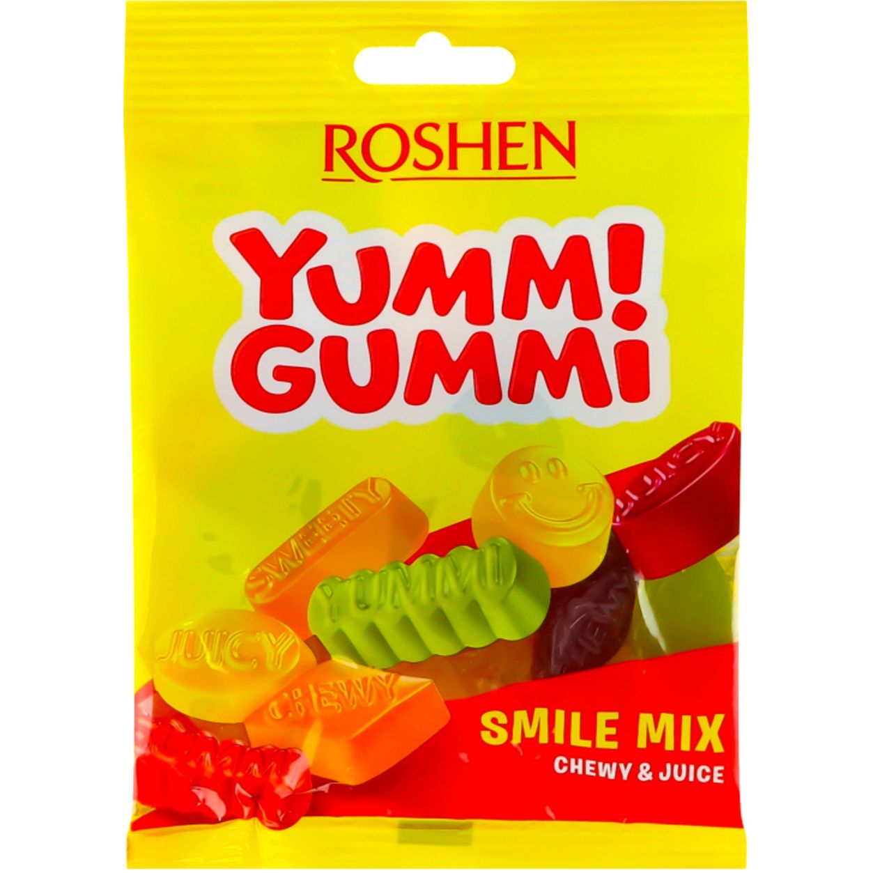 Цукерки Roshen Yummi Gummi Smile Mix желейні 70 г (939968) - фото 1