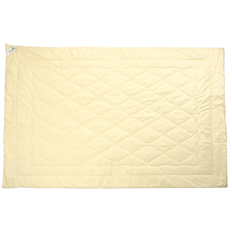 Одеяло шерстяное Руно Нежность, двуспальное, тик, 205х172 см, молочное (316.29ШНУ_Молочний вензель) - фото 4