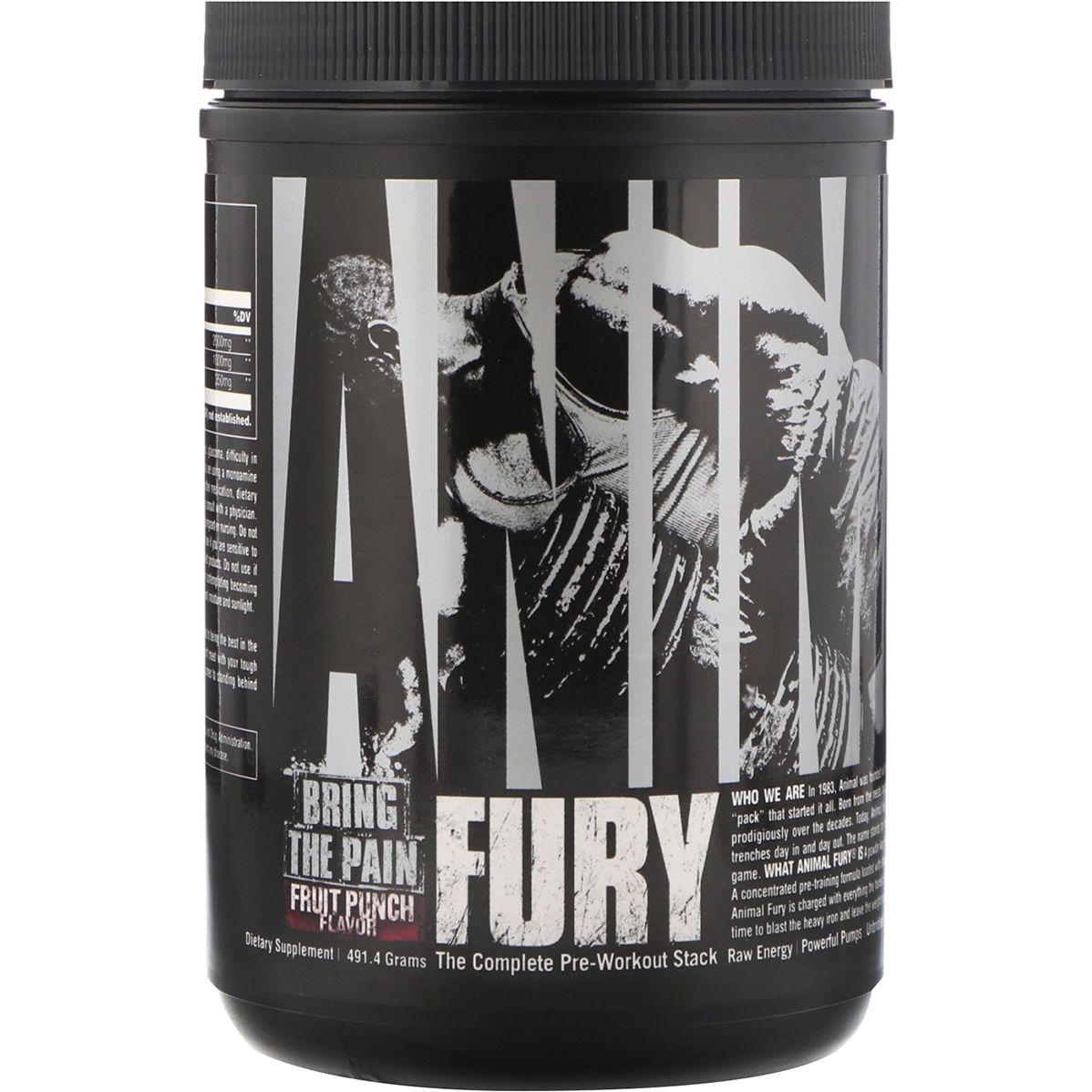 Предтренировочный комплекс Universal Nutrition Animal Fury Фруктовый пунш 491.4 г - фото 1