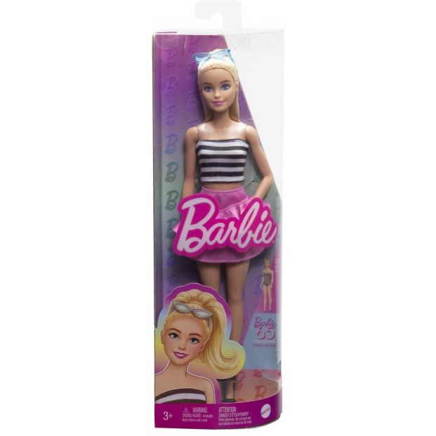 Кукла Barbie Модница в розовой юбке с рюшами (HRH11) - фото 6