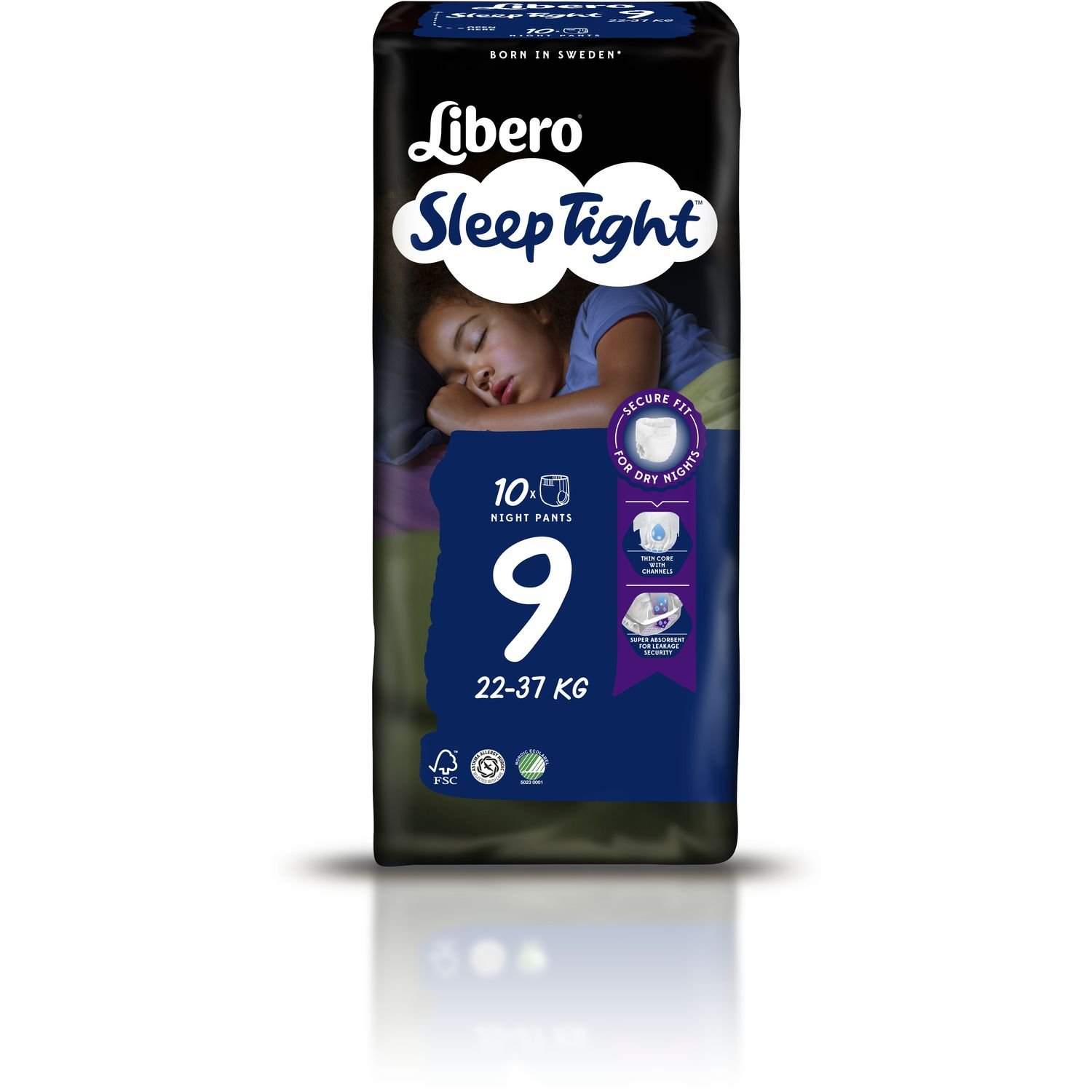 Підгузки-трусики Libero Sleep Tight 9 (22-37 кг), 10 шт. - фото 2