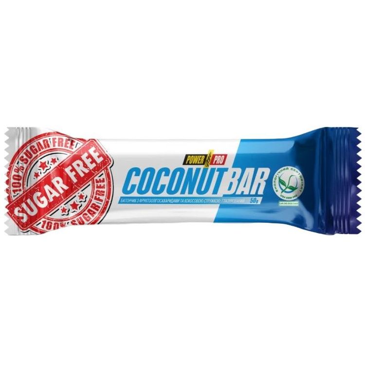 Протеиновый батончик Power Pro Сoconut Bar без сахара 50 г - фото 1