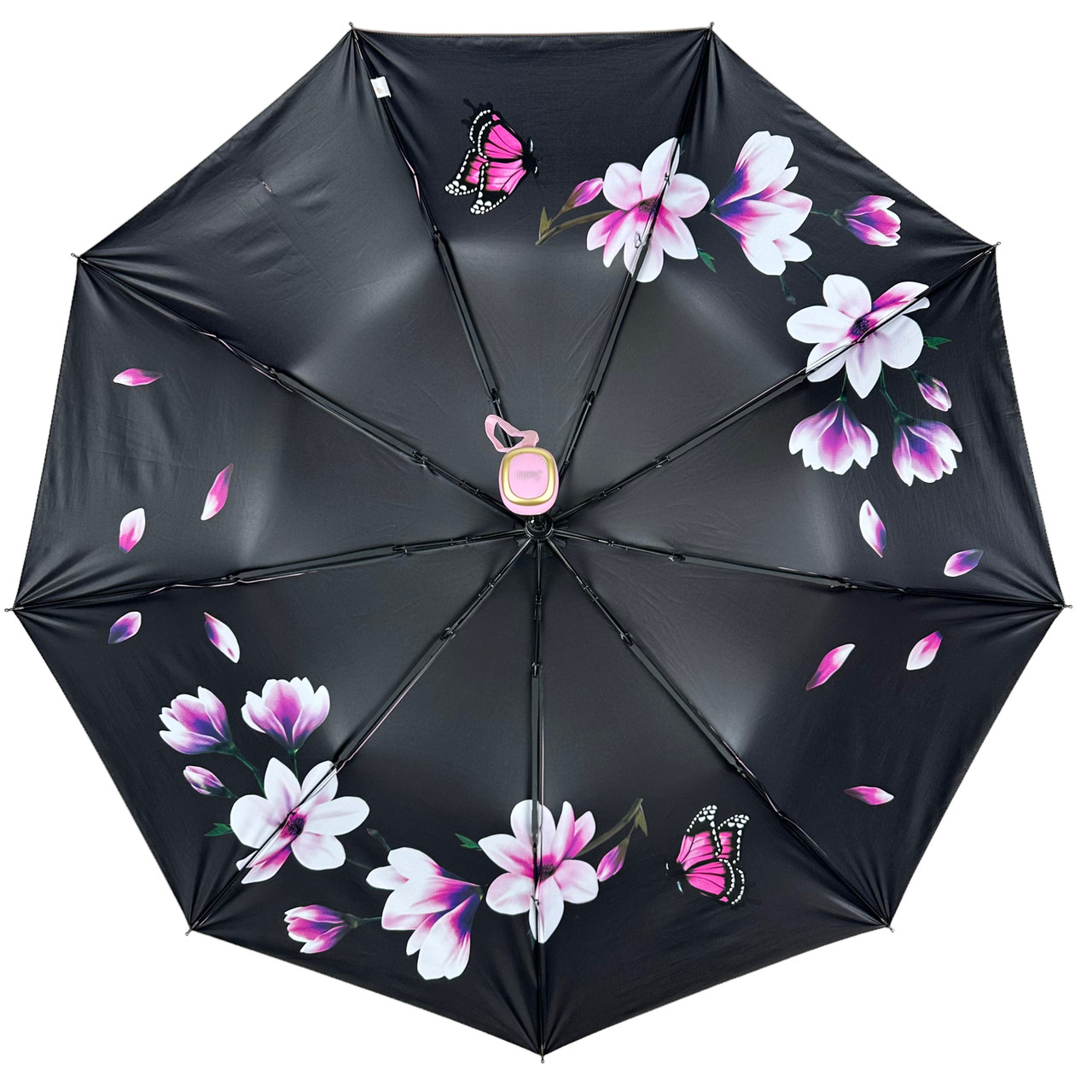 Женский складной зонтик полуавтомат Susino 99 см пудровый - фото 6