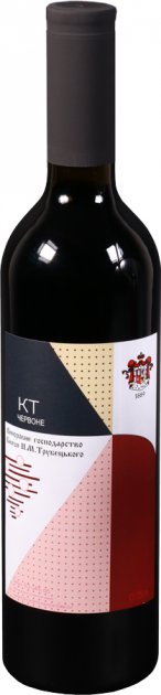 Вино Князь Трубецкой КТ красное ординарное сухое, 0,75 л, 11-14% (759398) - фото 1