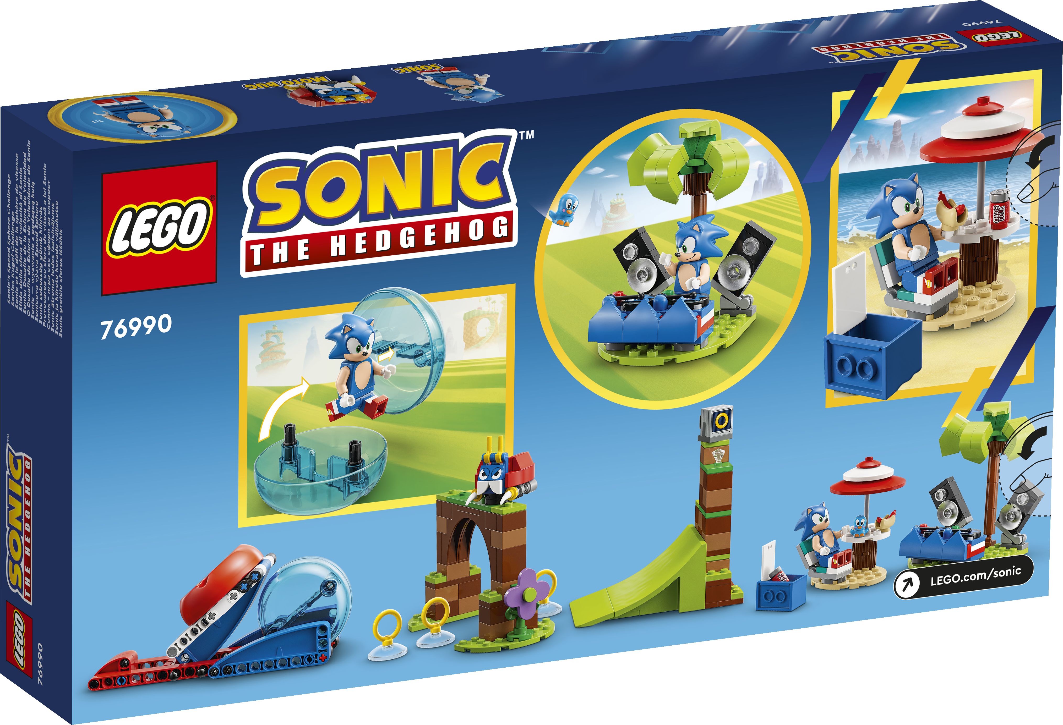 Конструктор LEGO Sonic the Hedgehog Змагання швидкісної сфери, 292 деталі (76990) - фото 2