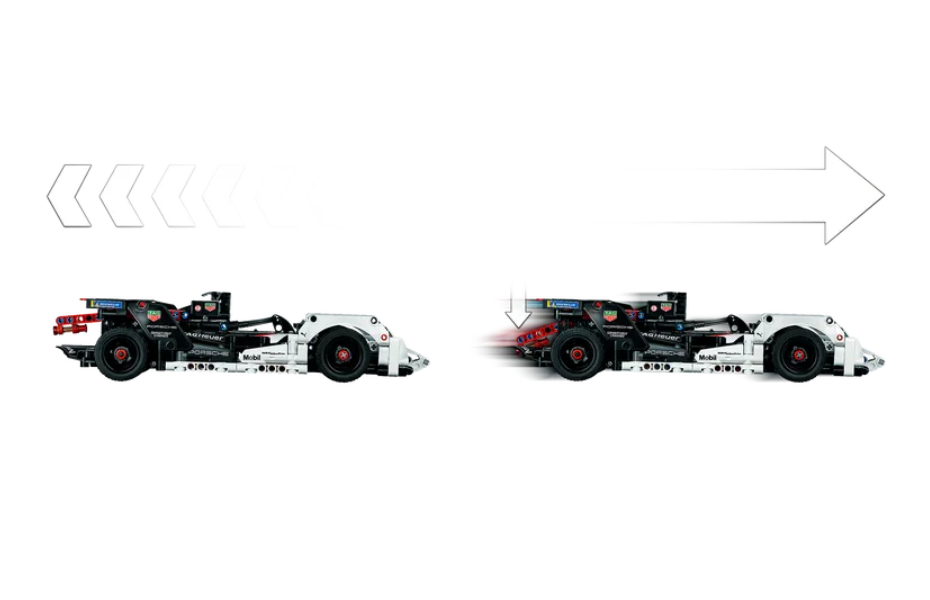 Конструктор LEGO Technic Formula E Porsche 99X Electric, 422 деталей (42137) - фото 8