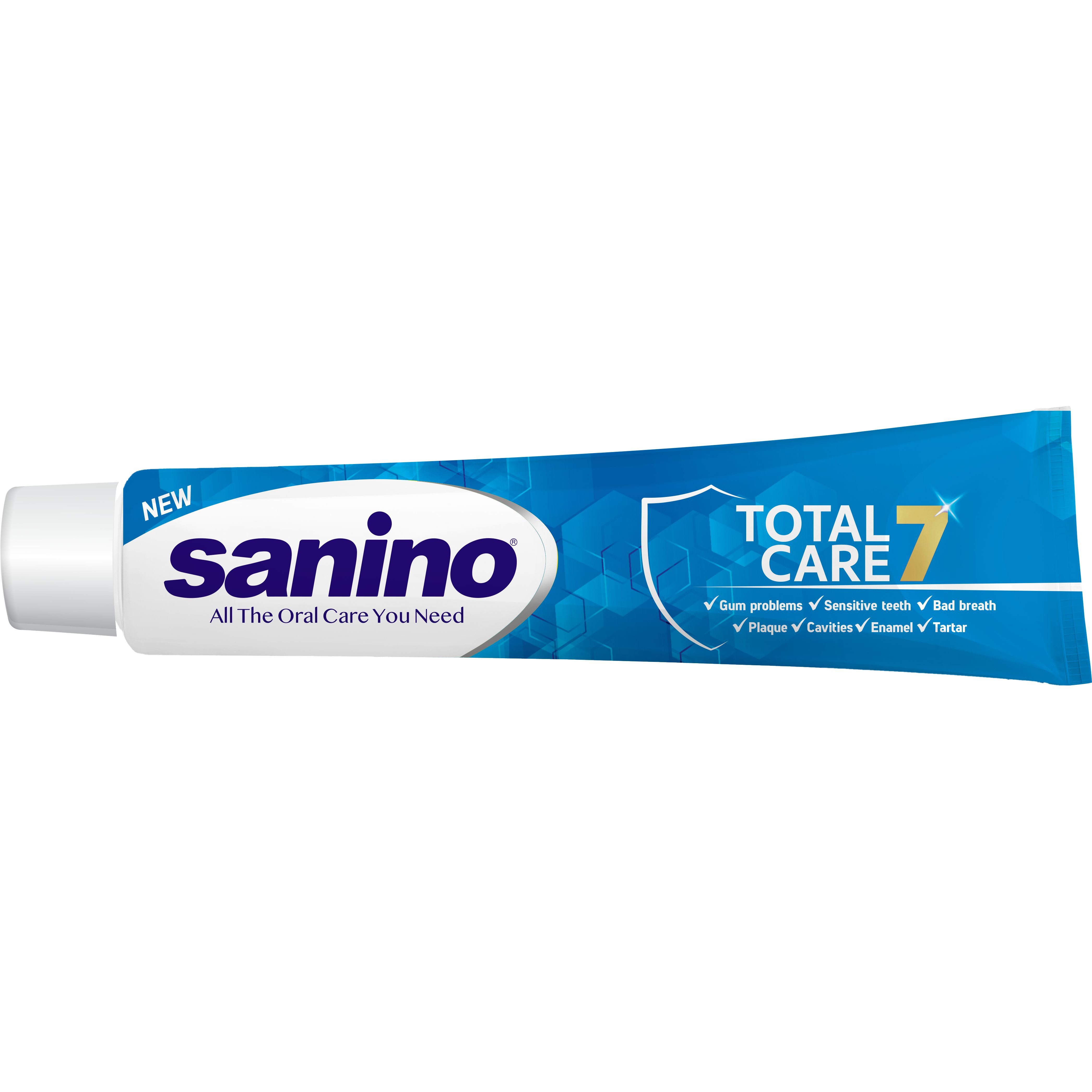 Зубная паста Sanino Total Care 7 Комплексный уход 50 мл - фото 1