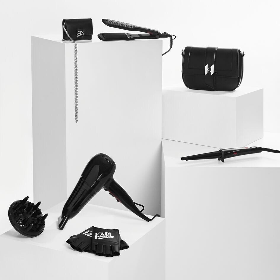 Плойка Rowenta x Karl Lagerfeld Conical Curler, черная (CF324LF0) - фото 4