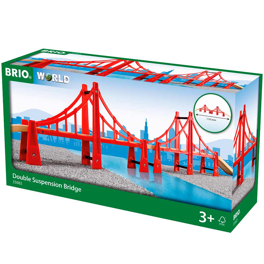Двойной подвесной мост для железной дороги Brio (33683) - фото 1