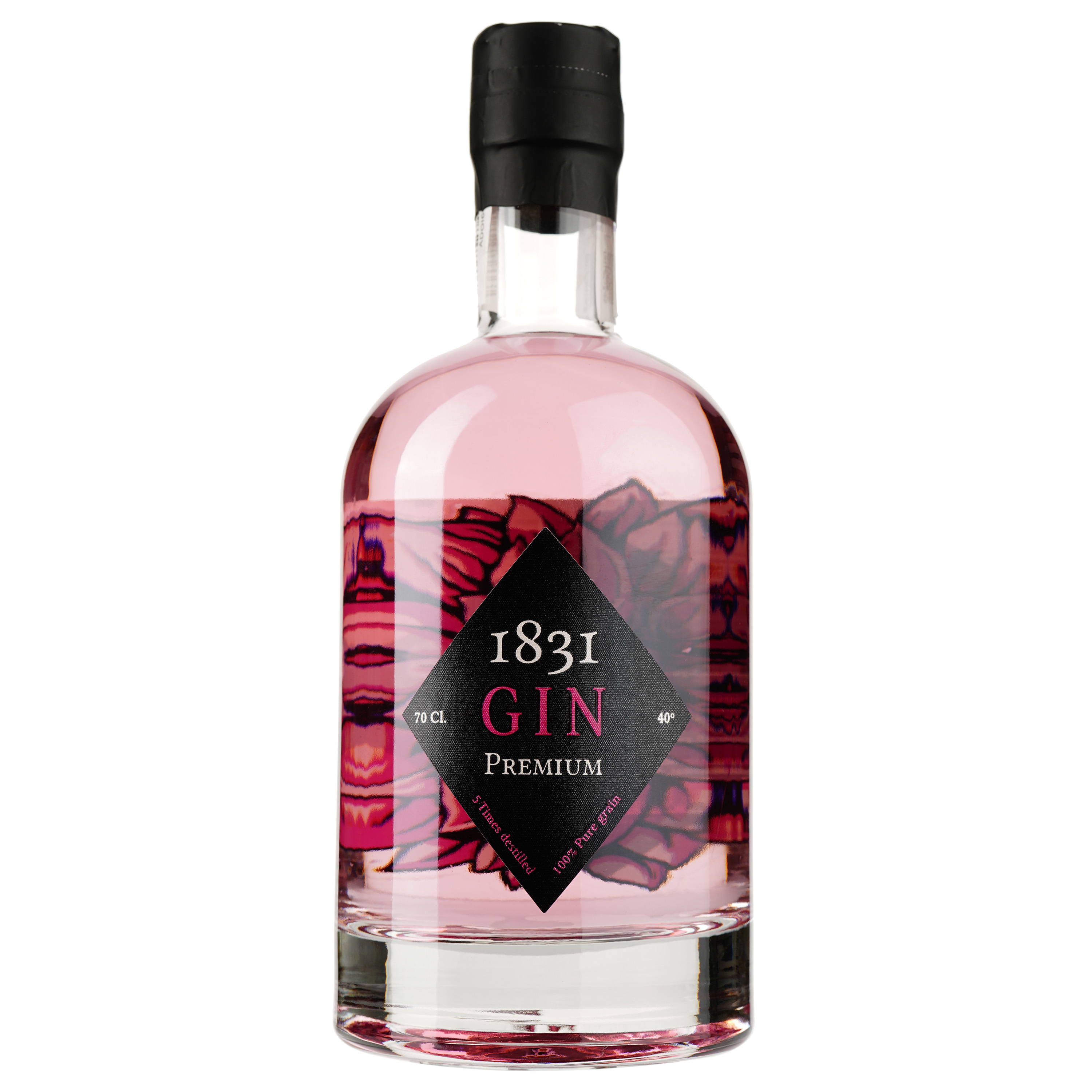 Джин 1831 Gin Premium Pink, 40%, 0,7 л - фото 1