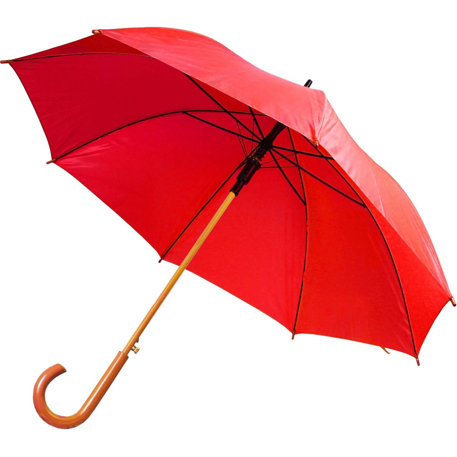 Зонт-трость Bergamo Toprain, красный (4513105) - фото 1