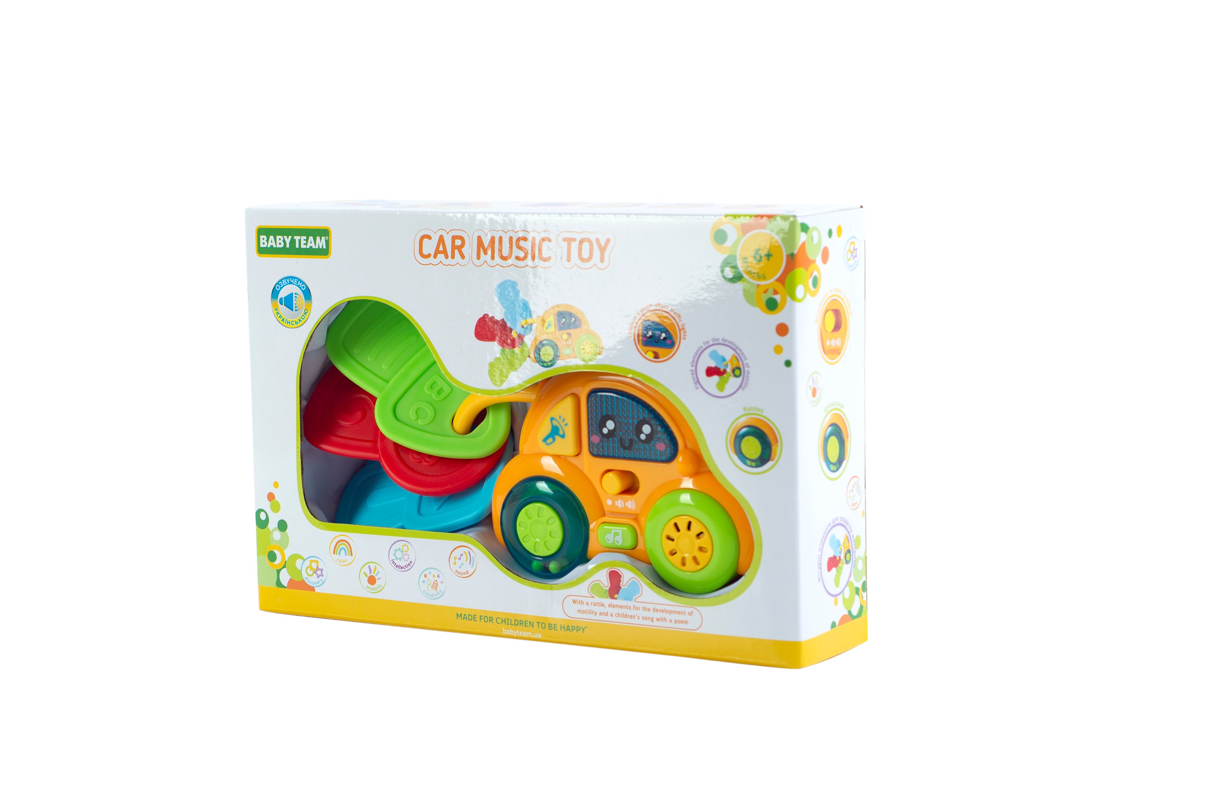 Музыкальная игрушка Baby Team Машинка (8642 ) - фото 4