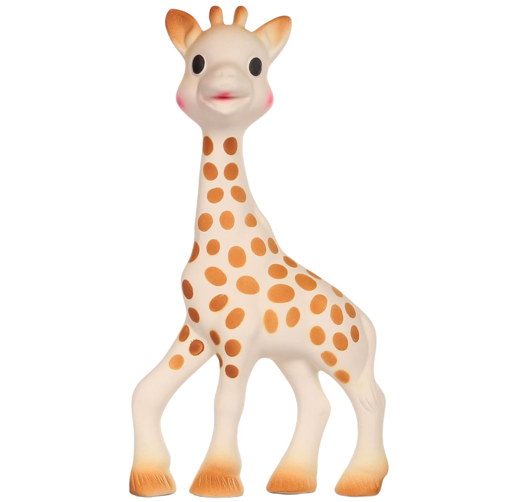 Іграшка-прорізувач Vulli Жирафа Софі Timeless, 18 см, білий з коричневим (616400) - фото 1
