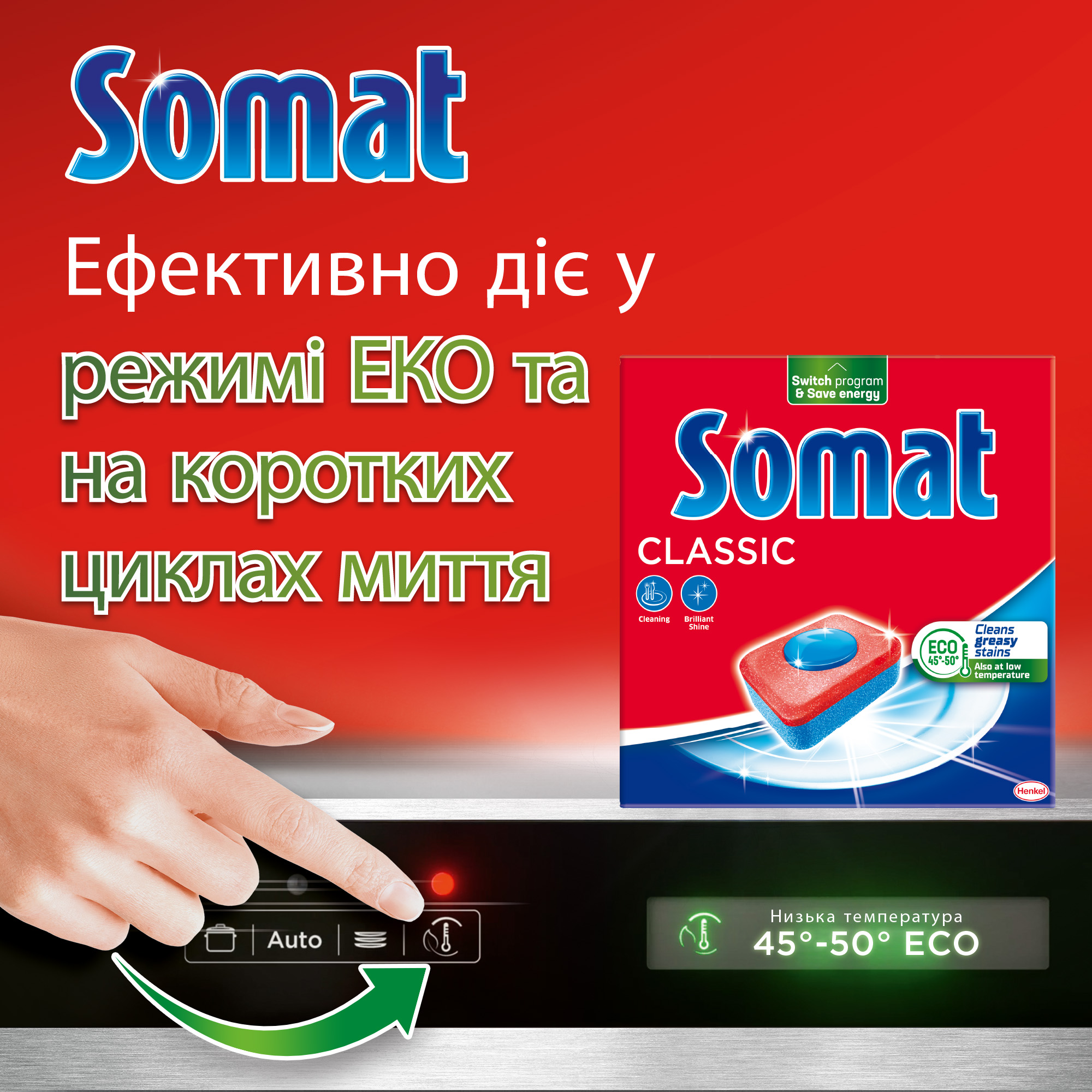 Таблетки для посудомоечной машины Somat Classic Duo 95+95 шт. - фото 5