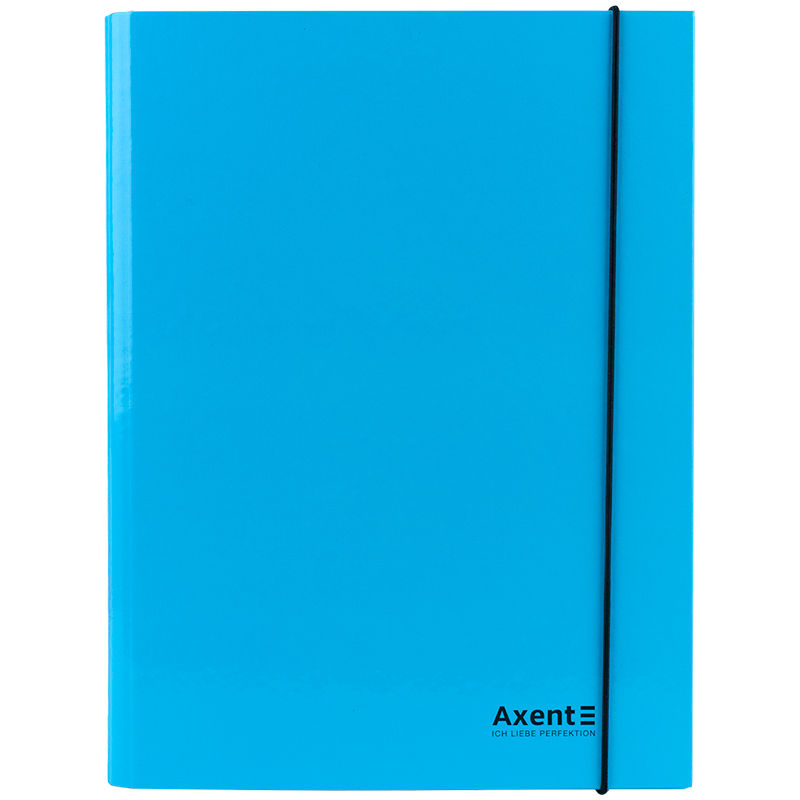 Папка на резинках объемная Axent Pastelini А4 голубая (1213-22-A) - фото 1