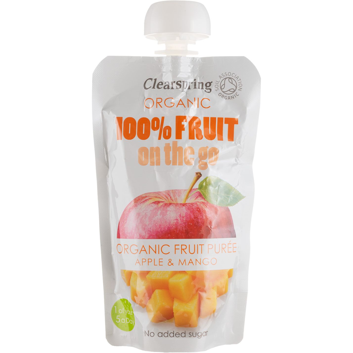 Пюре фруктове Clearspring Яблуко та манго органічне 120 г - фото 1