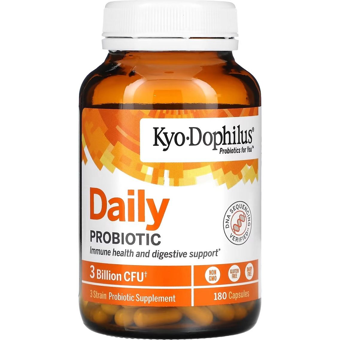 Пробиотик ежедневный Kyolic Kyo-Dophilus Daily Probiotic 180 капсул - фото 1