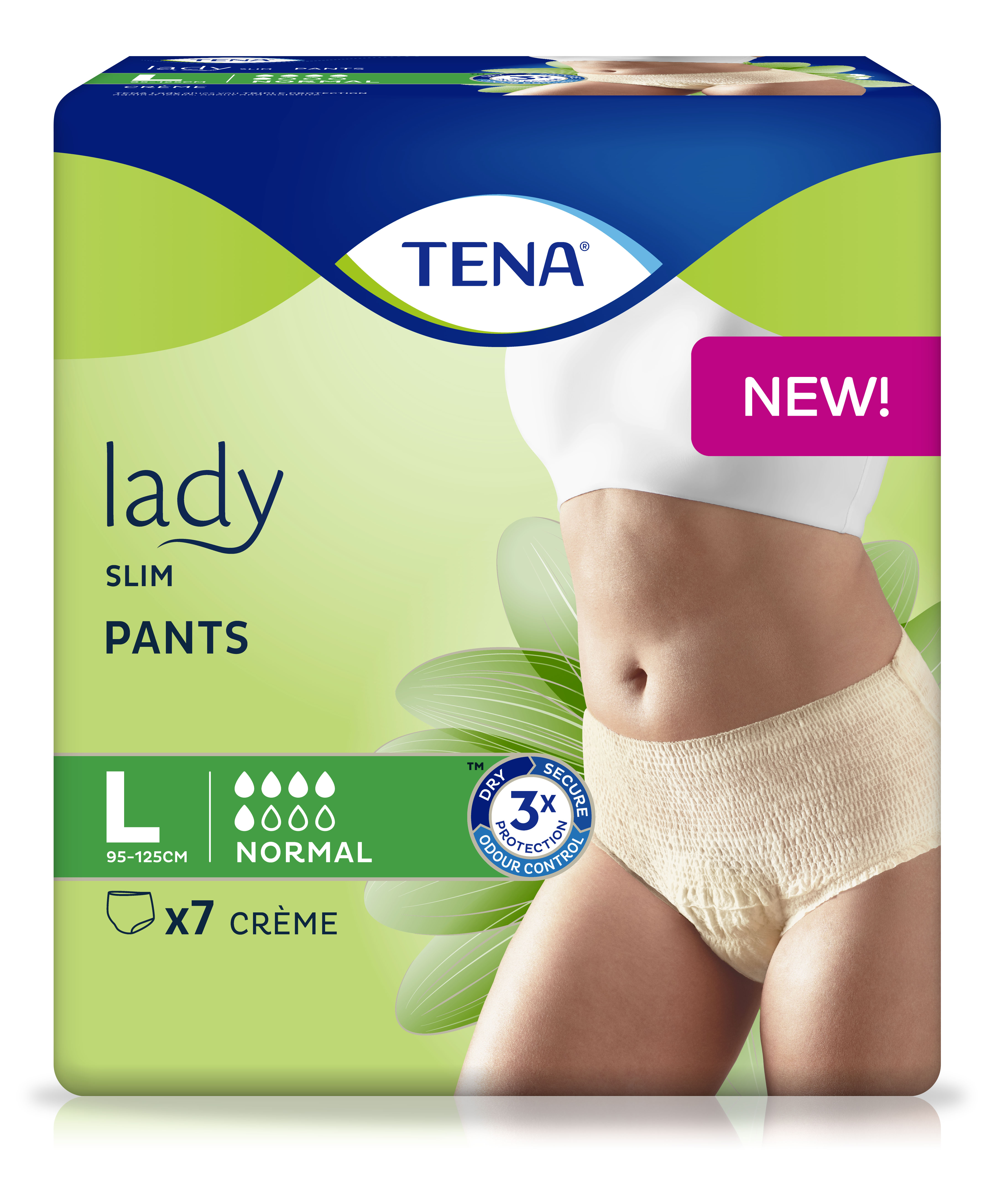 Урологические трусы для женщин Tena Lady Slim Pants Normal Large, 7 шт. - фото 2