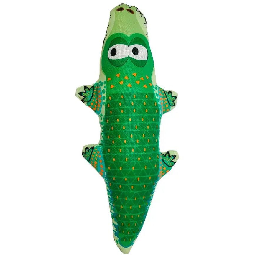 Іграшка для собак Fox Зелений крокодил, оксфорд, 26х12 см - фото 1