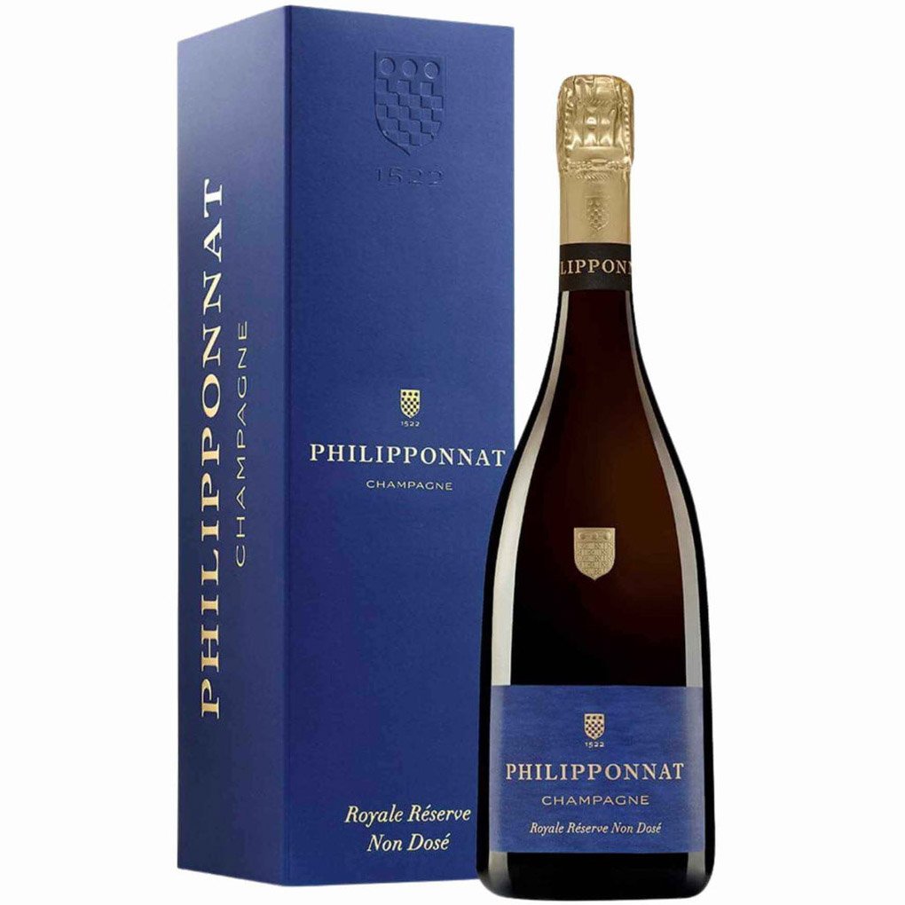 Шампанське Philipponnat Royale Reserve Non Dose біле екстра-брют 0.75 л, в подарунковій коробці - фото 1