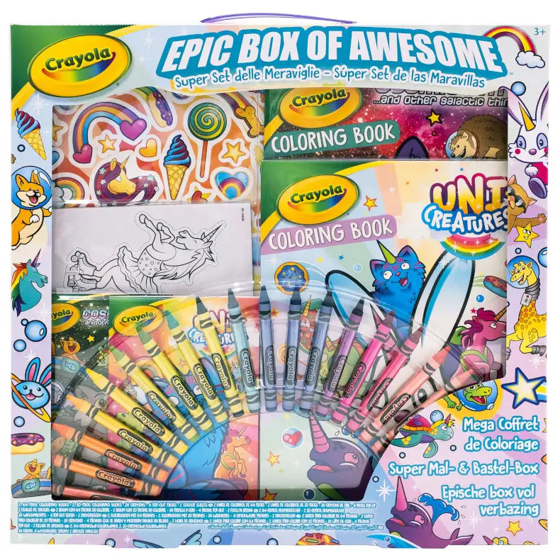 Набор для рисования Crayola Волшебный пакет с раскрасками и наклейками (25-0836) - фото 1