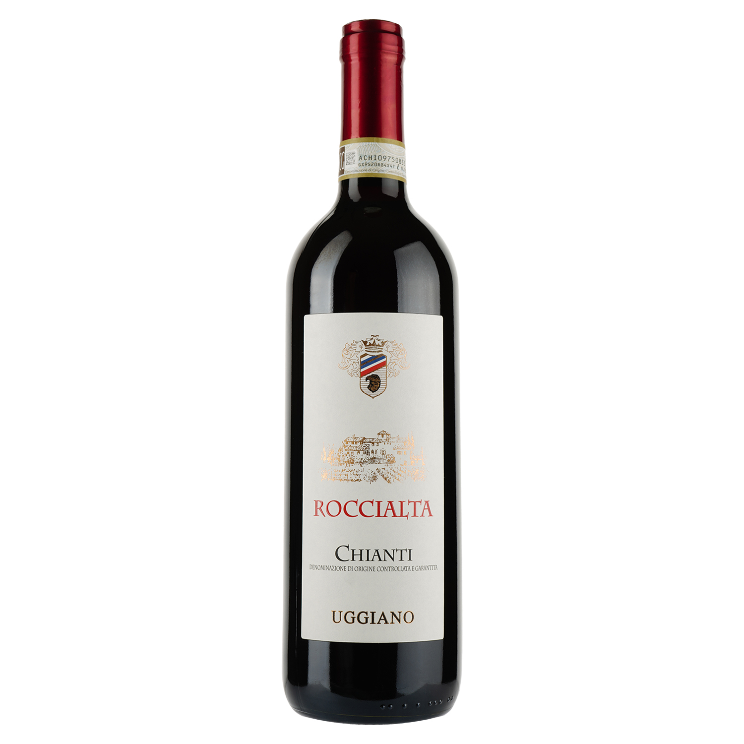 Вино Uggiano Roccialta Chianti DOCG, червоне, сухе, 13,5%, 0,75 л - фото 1