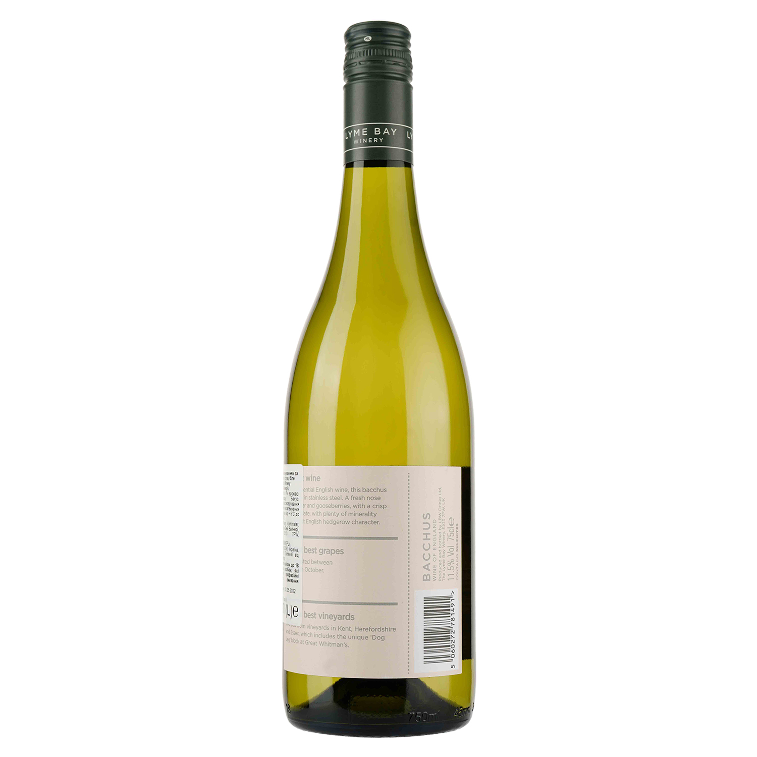 Вино Lyme Bay Bacchus White белое сухое 0.75 л - фото 2