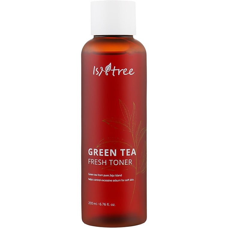 Тонер для жирной кожи IsNtree Green Tea Fresh Toner, с зеленым чаем, 200 мл - фото 1