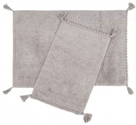 Набор ковриков Irya Enmore A.gri 60х90см, 40х60 см, светло-серый (svt-2000022266703) - фото 1
