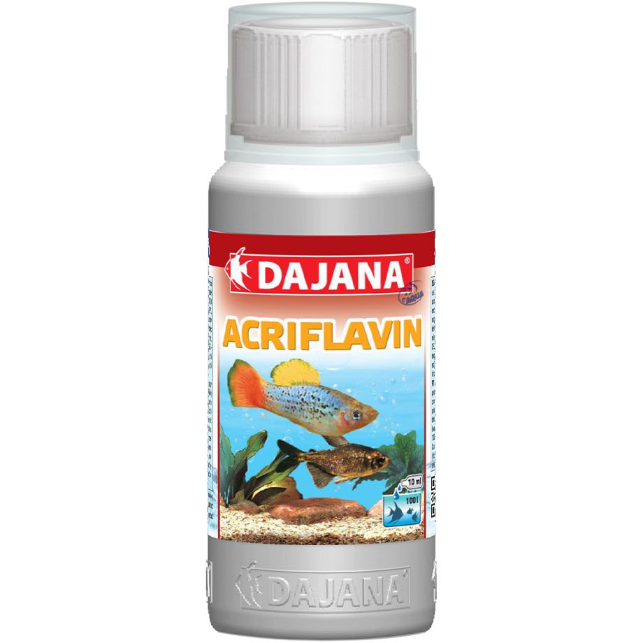 Засіб Dajana Acriflavin проти інфекцій, цвілевих грибків та шкірних паразитів 20 мл - фото 1