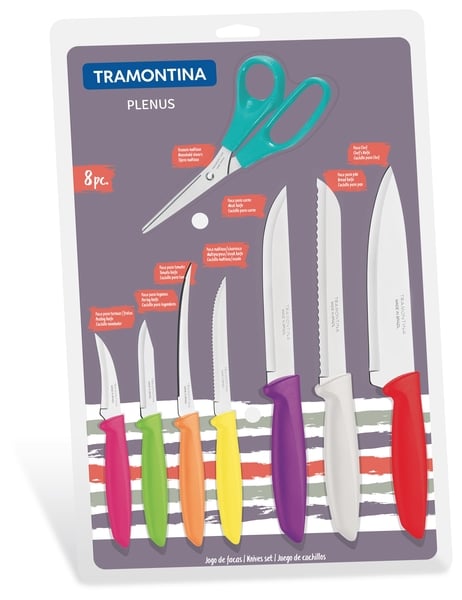 Набір ножів Tramontina Plenus, 8 предметів (6412089) - фото 1
