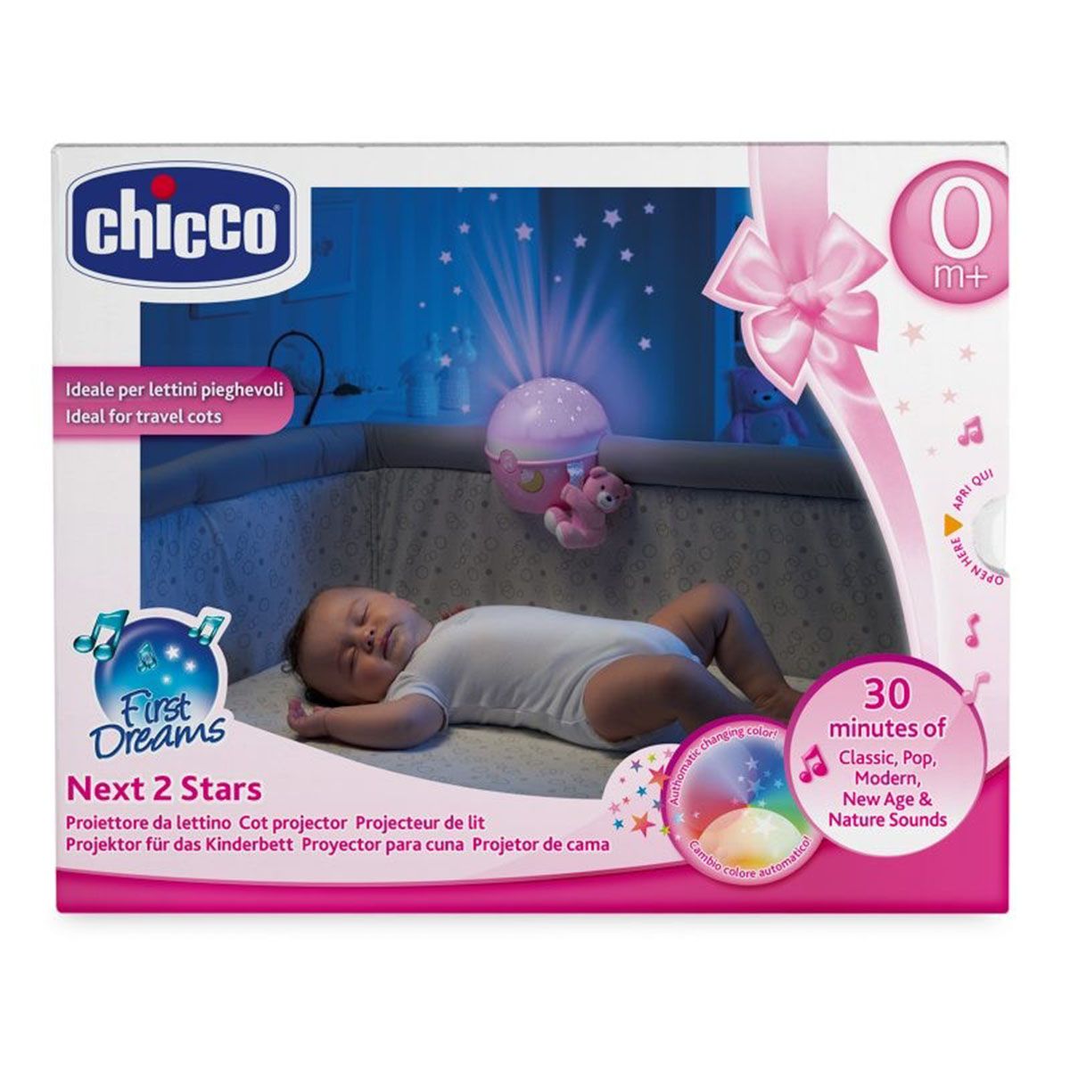 Игрушка-проектор Chicco Next 2 Stars, розовый (07647.10) - фото 10
