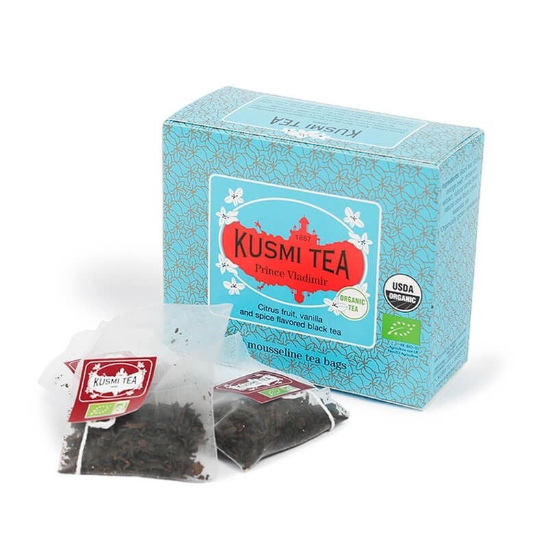 Чай чорний Kusmi Tea Prince Vladimir органічний 40 г (20 шт. х 2 г) - фото 3